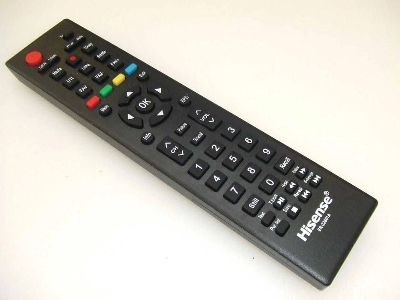Hisense digital remote control