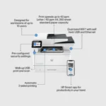 HP LaserJet Pro MFP Printer 4103FDW - Image 4