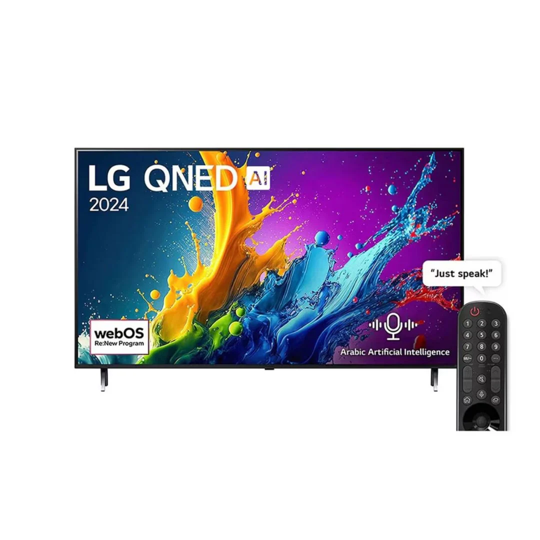 LG 55 Inch QNED 4K Smart TV AI Magic remote HD QNED80T