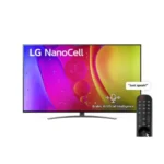 LG 65 Inch TV With 4K Active HDR Cinema Screen Design from the NANO84 Series