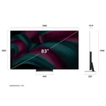 LG 83 inch OLED evo AI C5 4K Smart TV AI Magic remote  OLED 83C56 - Image 2