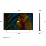 LG 86 inch  NanoCell AI  4K Smart TV 2025 86NANO80A - Image 4